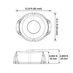 Permanent LED RGBW Outdoor Light, 100ft, Linkable, Bluetooth & Wi-Fi Compatible, 8100 Lumens 14 Permanent LED RGBW Outdoor Light, 100ft, Linkable, Bluetooth & Wi-Fi Compatible, 8100 Lumens -Sunco Lamp Store 100 ftPermanentOutdoorLights SmartRGBWFixturewith15SceneModes 16MillionColorsStaticAdjustment IP65WaterproofStringLight BluetoothandWi fiCompatible Dimension