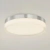 11 Inch Round LED Satin Nickel Ceiling Light, Surface Mount, 950 Lumens