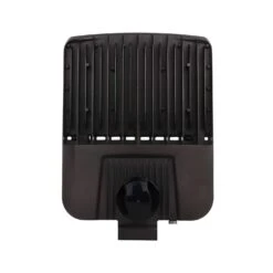 LED Area Light, Parking Lot, 240W/220W/200W/170W, Type III, Bronze, Selectable Wattage & CCT, 36000 Lumens -Sunco Lamp Store 170W 240WLEDAreaLightWithShortCapinaDarkBronzeFinish BackView XS ALH 240W 50K T3D SHORTCAP