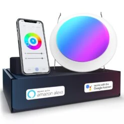 Recessed LED Lighting, 6 Inch, Smart Disk Downlight, 1200 Lumens