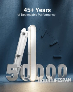 2ft LED Vapor Tight Fixture, 25W/20W/15W, Selectable Wattage & CCT , 3250 Lumens -Sunco Lamp Store 2ftVaporTight B6