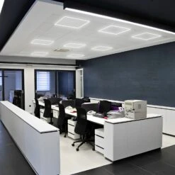 LED Grid Frame Ceiling Light, 40W/30W/20W, 2x2, Selectable Wattage & CCT, 5000 Lumens -Sunco Lamp Store 2x2 FT Edge Lit Frame LED Panel Lights 5CCT Selectable 3000K 6500K 2500 3750 5000LM 40W 30W 20W Switch Grid Drop Ceiling Lights 0 10V Dimmable Damp Rated 100 277V ETL DLC Listed