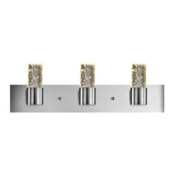 LED Satin Nickel Vanity Light, 24" Wide, 3-Light, FL6724D Series