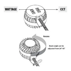 Commercial Recessed LED Can Light, 30W/25W/20W, Selectable Wattage & CCT, 2100 Lumens -Sunco Lamp Store 3Wattagesand5CCTRetrofitLEDRecessedLighting Upto2100Lumens 0 10VDimmable IP54Waterproof Replaces100WOldFixtures RetrofitCanLightwithBaffleTrim SoldSeparately