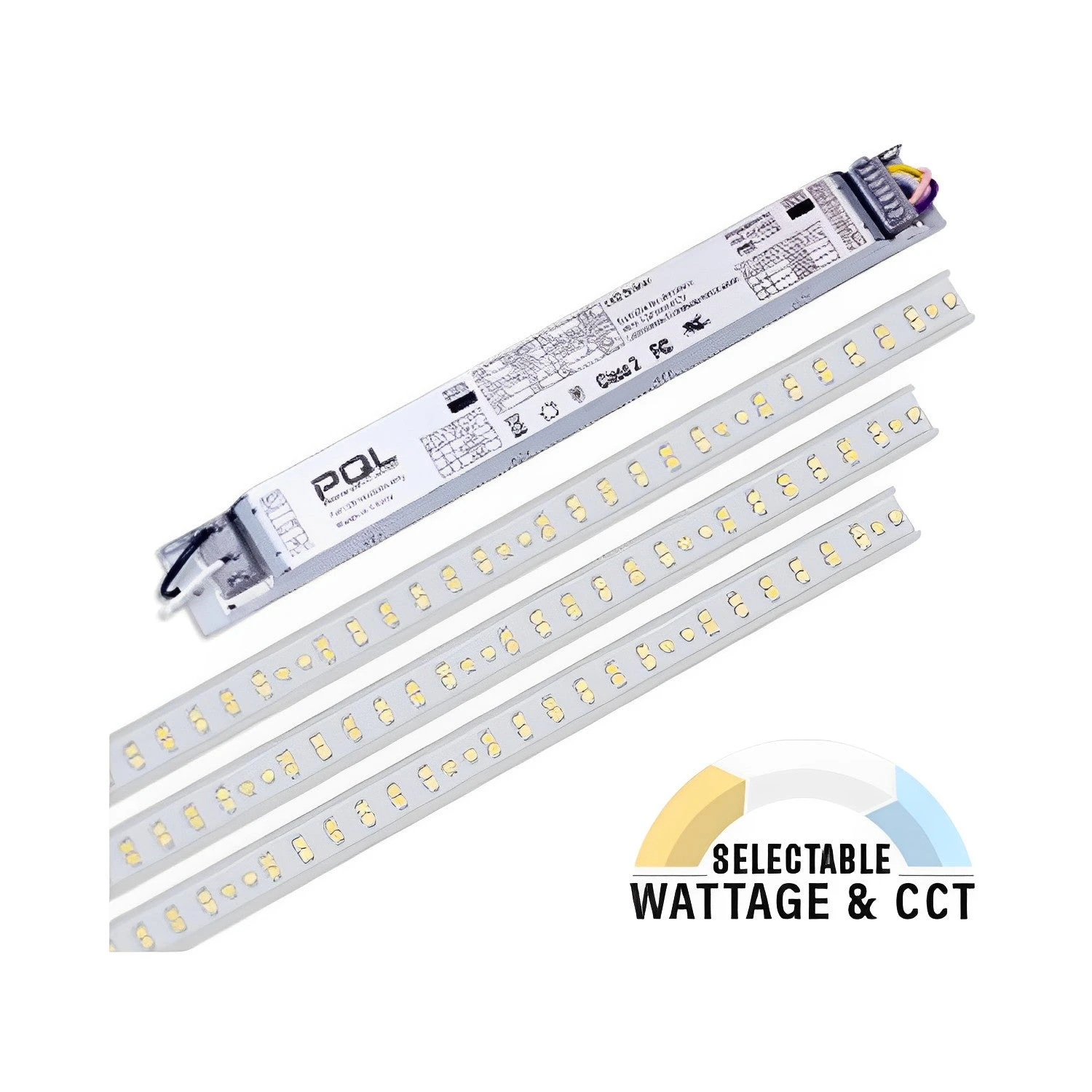 4ft LED Magnetic Strip Retrofit Kit, 40W/30W/20W, 3 Light Bars, Selectable Wattage & CCT, 6000 Lumens 1 4ft LED Magnetic Strip Retrofit Kit, 40W/30W/20W, 3 Light Bars, Selectable Wattage & CCT, 6000 Lumens