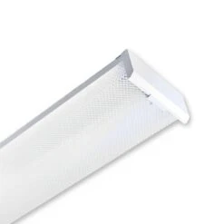 4ft T8 LED Ready Wraparound Fixture, Double-Lamp, Non-Shunted, Single/Double Ended