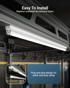 T8 LED Tube, 8ft, FA8 Base, Clear, Bypass, Type B, 40W, Double Ended, 5500 Lumens -Sunco Lamp Store 8ftFA8tube B2