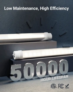 T8 LED Tube, 8ft, FA8 Base, Clear, Bypass, Type B, 40W, Double Ended, 5500 Lumens -Sunco Lamp Store 8ftFA8tube B5