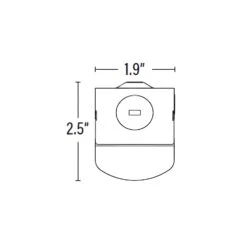 8ft Round LED Strip Light Fixture, 90W/75W/65W, Selectable Wattage & CCT, 11900 Lumens -Sunco Lamp Store 8ftLEDStripLightFixture FrontDimension PRE 56755