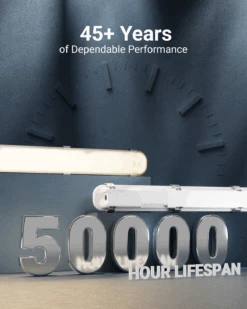 8ft LED Vapor Tight Fixture, 90W/75W/60W, Selectable Wattage & CCT, 11700 Lumens -Sunco Lamp Store 8ftVaporTight B6