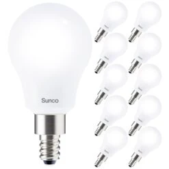 A15 Candelabra LED Bulb 450 Lumens -Sunco Lamp Store A15 Candelabra A15 5W 10pk