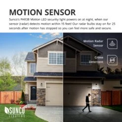 PAR38 LED Bulb, Motion Activated, 1050 Lumens -Sunco Lamp Store Artboard 17 c60766c2 6a4d 4a2e 9de5 46d519cb8878
