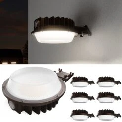 Dark Bronze LED Barn Light, 90W, Dusk To Dawn, 12600 Lumens -Sunco Lamp Store Barn Main 6PK 8e1a8e07 b70c 4a25 b044 bb69f766cb04