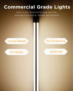 LED Shop Light, 4ft, Utility, Black, Frosted, Plug & Play, 4500 Lumens -Sunco Lamp Store BlackShoplightsB4 Shopify 4dd67785 d53d 4f73 a425 4ea170ce30f8