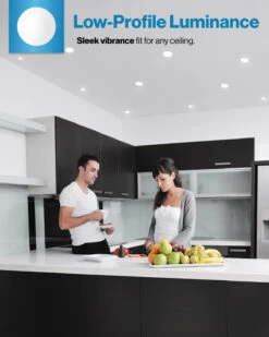 Recessed LED Lighting, 6 Inch, Slim, Wafer Thin, Smooth Trim, 850 Lumens -Sunco Lamp Store Block1 6 SlimSmoothShopify