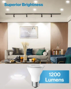 PAR30 LED Bulb, High Brightness, 1200 Lumens -Sunco Lamp Store Block1 PAR30 HO