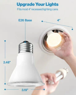 PAR20 LED Bulb, High Brightness, 800 Lumens -Sunco Lamp Store Block2 PAR20