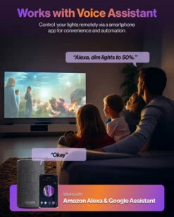 Recessed LED Lighting, 4 Inch, Smart Night Light Slim, Wafer Thin, Smooth Trim, Selectable CCT, 800 Lumens -Sunco Lamp Store Block3 4SmartSlimNightlight