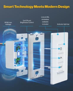 Sunco Smart Dimmer Switch - Single Pole/Multi-Location -Sunco Lamp Store Block5 Smart Dimmer AmazonDesktop