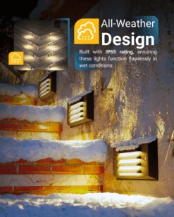 LED Outdoor Step Light, 200 Lumens -Sunco Lamp Store Blocks4