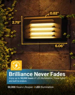 LED Outdoor Step Light, 200 Lumens -Sunco Lamp Store Blocks5