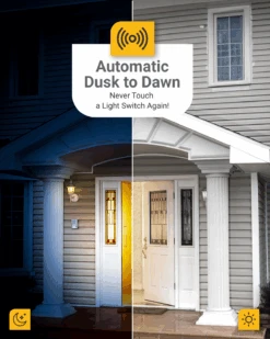 CA11 LED Candelabra Bulb, Dusk To Dawn, Filament, 500 Lumens -Sunco Lamp Store CA11Filament Block01