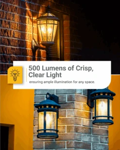 CA11 LED Candelabra Bulb, Dusk To Dawn, Filament, 500 Lumens -Sunco Lamp Store CA11Filament Block03