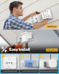 2 Head LED Emergency Light -Sunco Lamp Store EX 2HFL Block 5