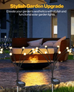 LED Solar Firefly Lights, Dusk To Dawn -Sunco Lamp Store FireflySolarLightBlock 1
