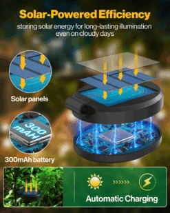 LED Solar Firefly Lights, Dusk To Dawn -Sunco Lamp Store FireflySolarLightBlock 2