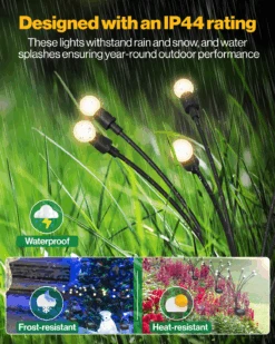 LED Solar Firefly Lights, Dusk To Dawn -Sunco Lamp Store FireflySolarLightBlock 3