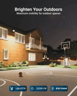 LED Flood Light, Yoke Mount, 150W/100W/80W, Dusk To Dawn, Selectable Wattage & CCT, 22500 Lumens -Sunco Lamp Store FloodLight B1 16302460 cae1 46cd 97bb fd3c944f8cf7