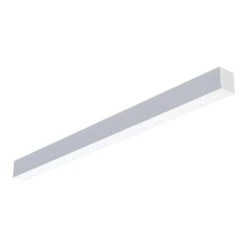 4ft LED Linear Pendant Up/Down Light, 50W/40W/30W, White, Selectable Wattage & CCT, 5700 Lumens -Sunco Lamp Store Imageof4ftLEDLinearPendantLighting UpDownLight White JEN LS01 4FT504030W H TX WH