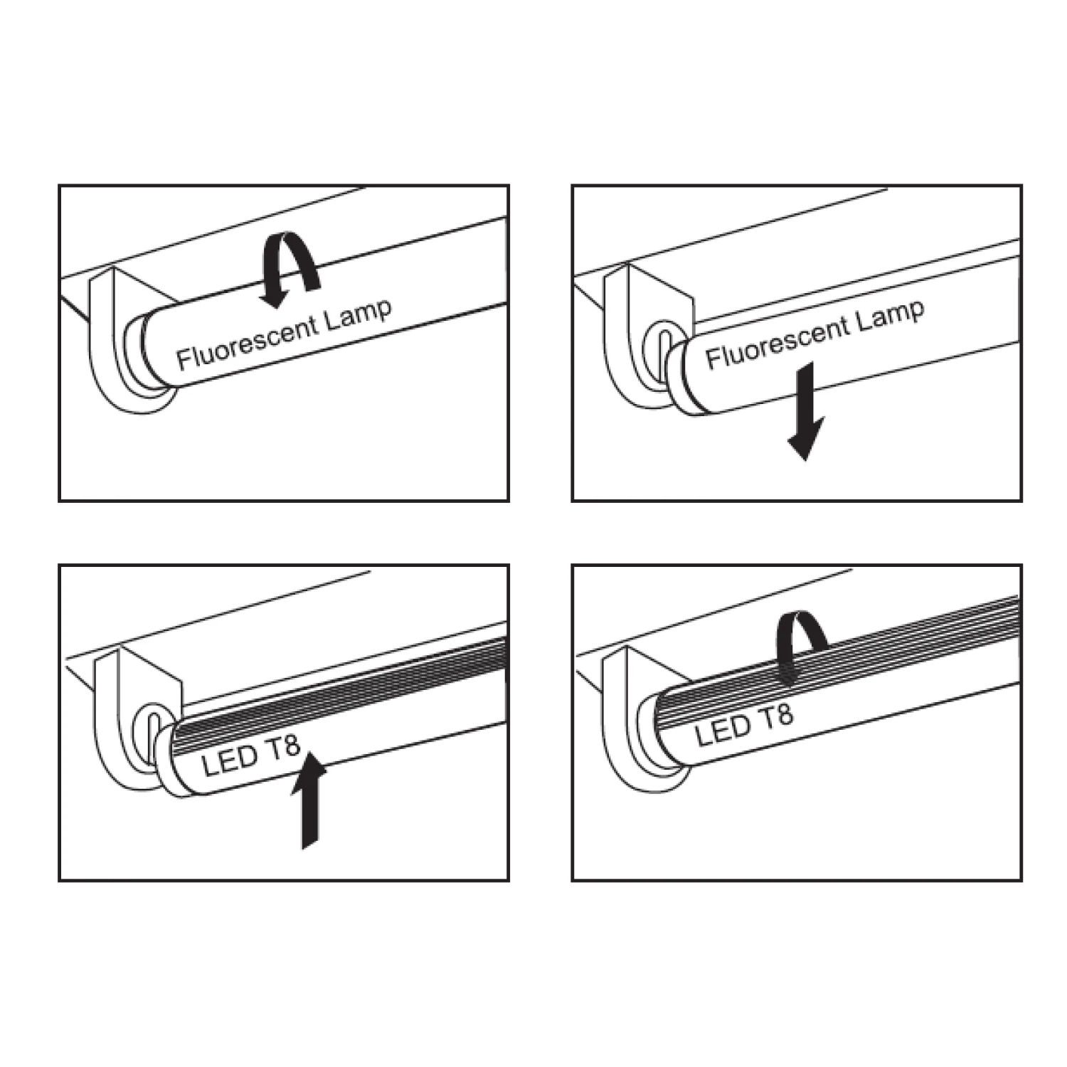 T8 LED Tube, 4ft, Frosted, Plug & Play, Type A, 13W, 1600 Lumens 5 T8 LED Tube, 4ft, Frosted, Plug & Play, Type A, 13W, 1600 Lumens - Image 5