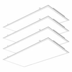 LED Ceiling Panel Light, 72W/60W/50W/40W/30W, 2x4, 9000 Lumens (with Sensor Receptacle) -Sunco Lamp Store JNL B4 S72 3565 4