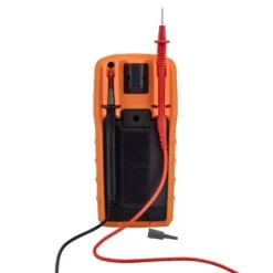 Klein Tools Digital Multimeter, TRMS Auto-Ranging, 10A/1000V, 60 Mohms Resistance, Low Impedance -Sunco Lamp Store KleinToolsDigitalMultimeter Auto RangingTRMS LowImpedance LoZ 1000VACDCVoltage 10AACDCCurrent 60MOhmsResistance BackView