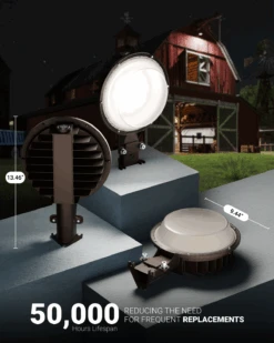 Dark Bronze LED Barn Light, 90W, Dusk To Dawn, 12600 Lumens -Sunco Lamp Store LEDBarnLight B4 4fb4f274 3478 42e8 8c26 c323c2112caf