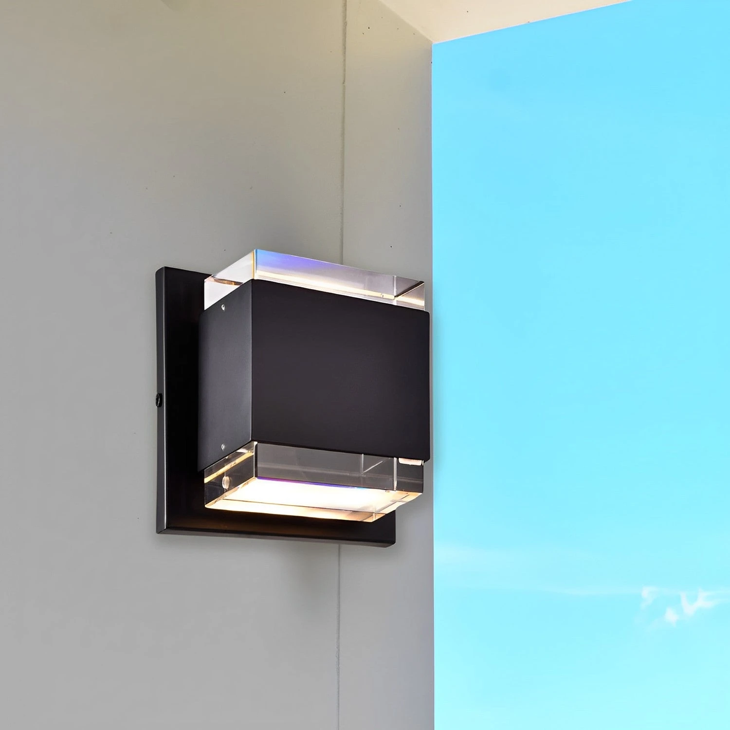 LED Black Wall Sconce, 9W, Nocturna, 600 Lumens 3 LED Black Wall Sconce, 9W, Nocturna, 600 Lumens - Image 3