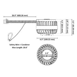 Commercial Recessed LED Can Light, 30W/25W/20W, Selectable Wattage & CCT, 2100 Lumens -Sunco Lamp Store LEDCanLight 5CCTRetrofitRecessedLightingSelectable 3WattagesTunable Upto2100Lumens 0 10VDimmable 0 10VDimmable IP54Waterproof Replaces100WOldFixtures Dimension