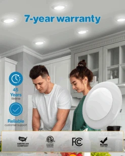 Recessed LED Lighting, 4 Inch, Disk Downlight, 10W, 650 Lumens -Sunco Lamp Store LEDDisk4inch Block06 cefa0f56 d7b9 4a2f 9772 efa684ad19d8