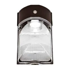 LED Mini Wall Pack, 26W, Dusk To Dawn, Dimmable, 3500 Lumens -Sunco Lamp Store LEDDusktoDawnMiniWallPackFixture 26W 3500Lumens 5000K Replacementfor50 90WHPSMHBulb FCCUL DLCListedOutdoorLEDWallLight EnergyEfficient