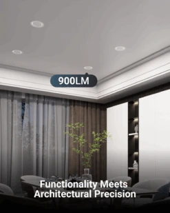 Recessed LED Lighting, 6 Inch, Slim Eclipse, Selectable CCT, 900 Lumens -Sunco Lamp Store LuxLEDSlim B6 7ac512da 6ece 4c78 8aa9 7bf96bfbc8bf