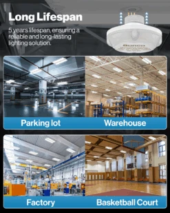 Occupancy Microwave Motion Sensor For Linear High Bay, Plug N Play -Sunco Lamp Store MotionSensorBlock 3