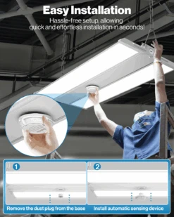 Occupancy Microwave Motion Sensor For Linear High Bay, Plug N Play -Sunco Lamp Store MotionSensorBlock 4
