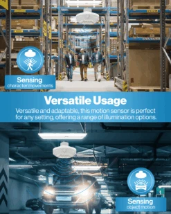 Occupancy Microwave Motion Sensor For Linear High Bay, Plug N Play -Sunco Lamp Store MotionSensorBlock 7