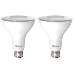 PAR30 LED Bulb, High Brightness, 1200 Lumens -Sunco Lamp Store PAR30 HO MainImage 2pk