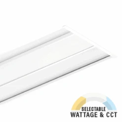 LED Troffer, 40W/27W, 1x4, Selectable Wattage & CCT, 5000 Lumens