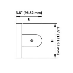 LED Satin Nickel Vanity Light, 22" Wide, FL0224D-VT Series -Sunco Lamp Store SatinNickelVanityLightFixture 11W 900Lumens 4000KCoolWhite 1 LightModernWallLightDimension