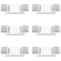 2 Head LED Emergency Light -Sunco Lamp Store Sunco 2Head Emergency Light MainImage 6pk