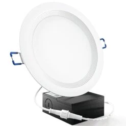 Recessed LED Lighting, 6 Inch, Slim, Wafer Thin, Baffle Trim, 850 Lumens